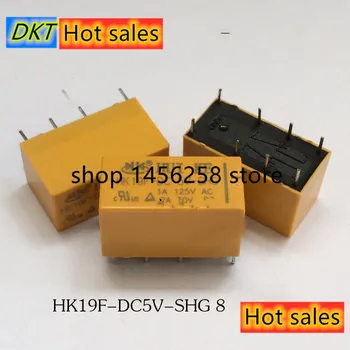 50 teile/los Сигнал relais HK19F-DC5V-SHG HK19F-DC12V-SHG HK19F-DC24V-SHG 3 5 6 в 1A 125AVC 30 vdc 8PIN