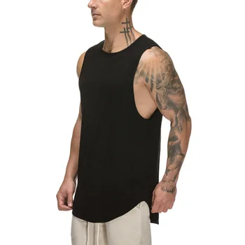 Годишният мускулест мъж жилетка за фитнес, тренировки по тичам, дишаща еластична мрежа, бързосъхнеща, впитывающая пот баскетболно облекло
