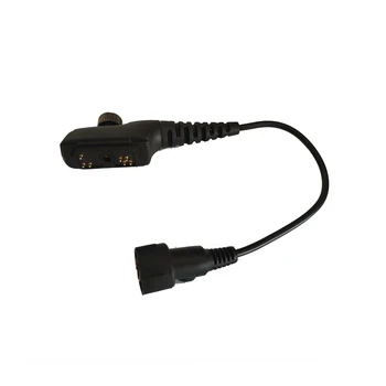 Кабел за военна костната проводимост, шумоподавляющая слушалки за Hytera PD780 PD785